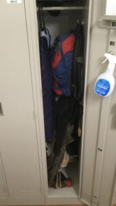 収納に使っているロッカー