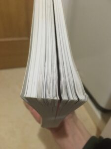端を折ったテキスト