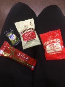 献血のお菓子
